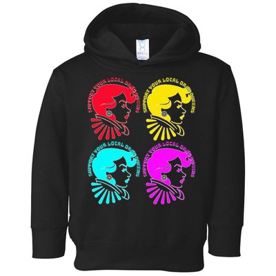 Support your local drag queens 1st Amendment Free Speech Toddler Hoodie