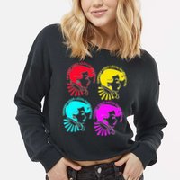 Support your local drag queens 1st Amendment Free Speech Cropped Pullover Crew