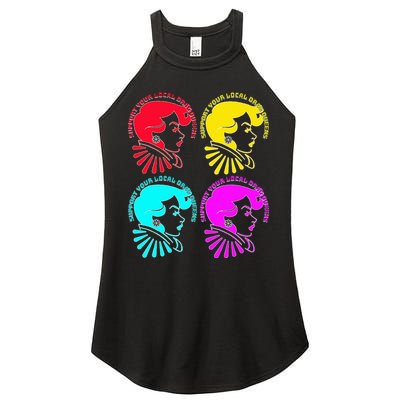 Support your local drag queens 1st Amendment Free Speech Women's Perfect Tri Rocker Tank