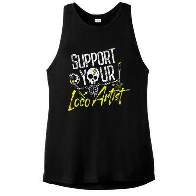 Support Your Loco Artist Ladies PosiCharge Tri-Blend Wicking Tank