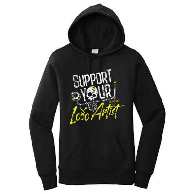 Support Your Loco Artist Women's Pullover Hoodie