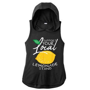 Support Your Local Lemonade Stand Ladies PosiCharge Tri-Blend Wicking Draft Hoodie Tank