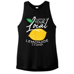 Support Your Local Lemonade Stand Ladies PosiCharge Tri-Blend Wicking Tank