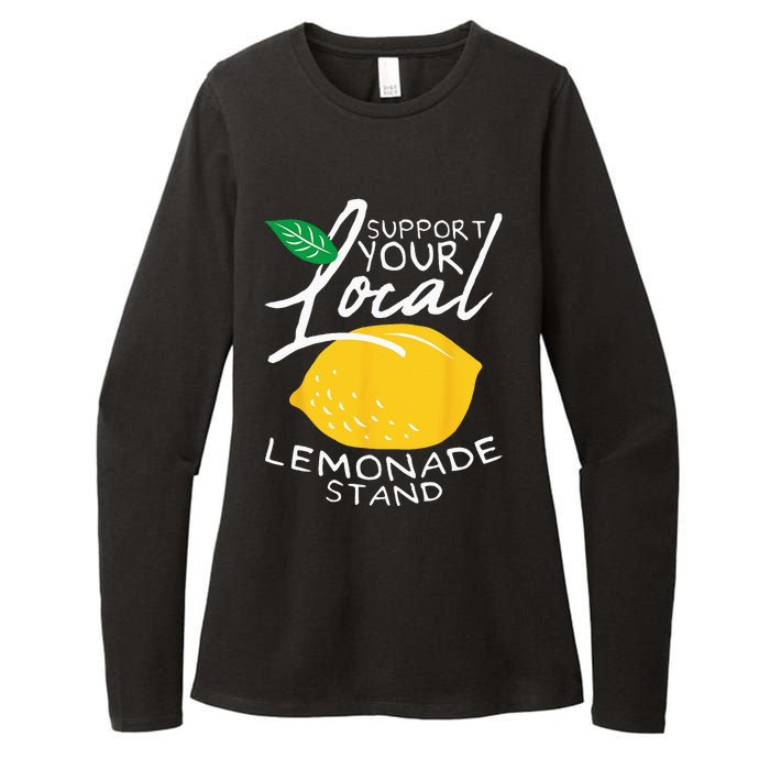 Support Your Local Lemonade Stand Womens CVC Long Sleeve Shirt