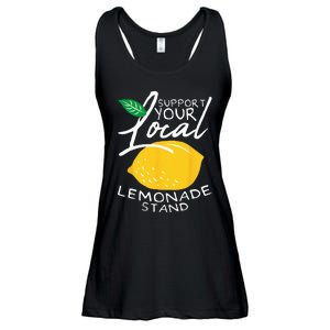 Support Your Local Lemonade Stand Ladies Essential Flowy Tank