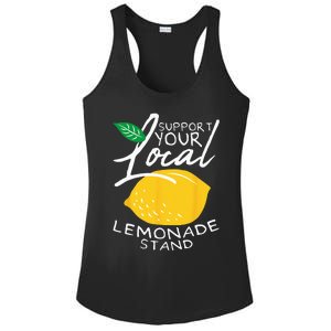 Support Your Local Lemonade Stand Ladies PosiCharge Competitor Racerback Tank