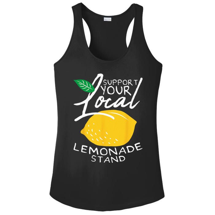 Support Your Local Lemonade Stand Ladies PosiCharge Competitor Racerback Tank