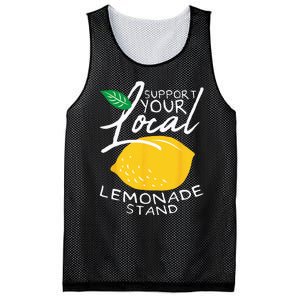 Support Your Local Lemonade Stand Mesh Reversible Basketball Jersey Tank