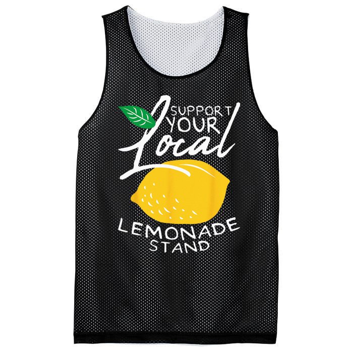 Support Your Local Lemonade Stand Mesh Reversible Basketball Jersey Tank