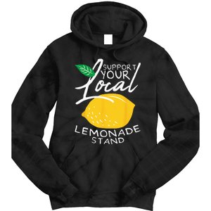 Support Your Local Lemonade Stand Tie Dye Hoodie