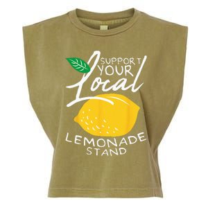 Support Your Local Lemonade Stand Garment-Dyed Women's Muscle Tee