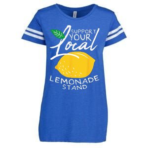 Support Your Local Lemonade Stand Enza Ladies Jersey Football T-Shirt