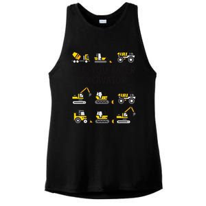 See You Later Excavator Ladies PosiCharge Tri-Blend Wicking Tank