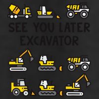 See You Later Excavator Cool Comfort Performance Bucket Hat