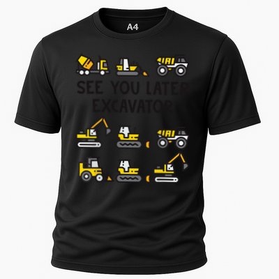 See You Later Excavator Performance Shirt
