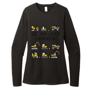 See You Later Excavator Womens CVC Long Sleeve Shirt