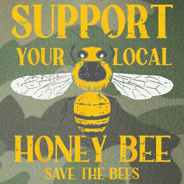 Support Your Local Honey Bee Save Bees Beekeeping Beekeeper Legacy Tie Dye Trucker Hat