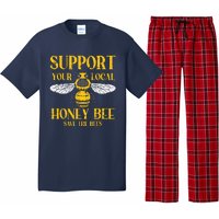 Support Your Local HoneyBee Save Bees Beekeeping Beekeeper Pajama Set