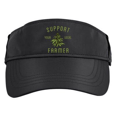 Support Your Local Farmer Adult Drive Performance Visor