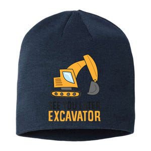 See You Later Excavator Boy Excavator Sustainable Beanie