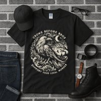 Support Your Local Murder Crows Before Bros Funny Tall T-Shirt