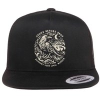Support Your Local Murder Crows Before Bros Funny Flat Bill Trucker Hat