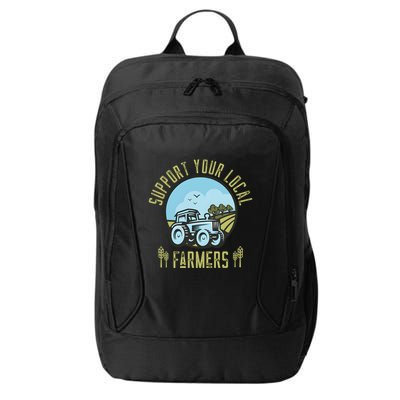 Support Your Local Farmers City Backpack