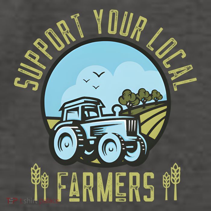Support Your Local Farmers Vector Backpack