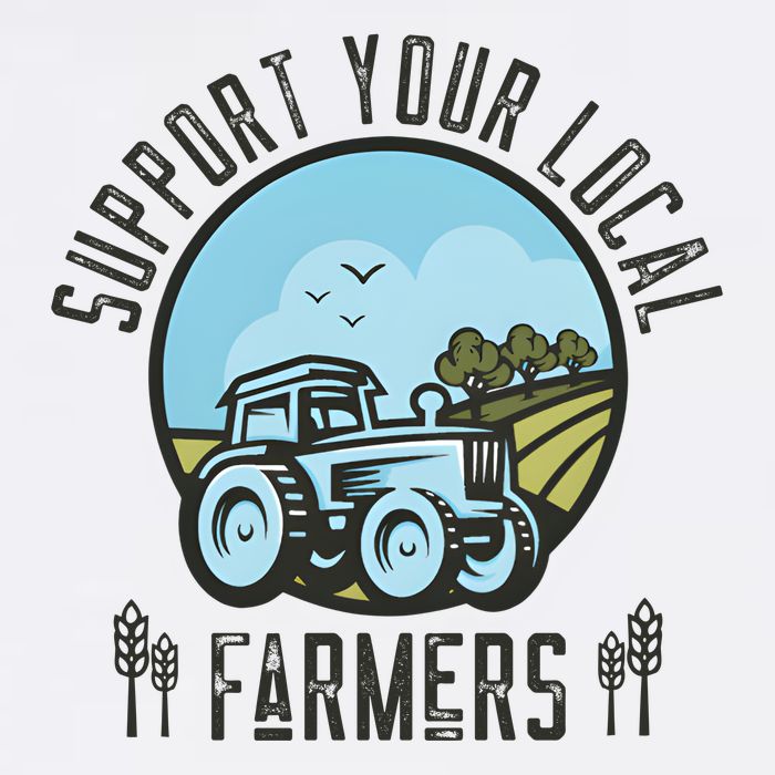 Support Your Local Farmers Sustainable Bucket Hat