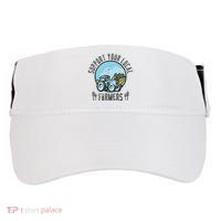 Support Your Local Farmers Adult Drive Performance Visor