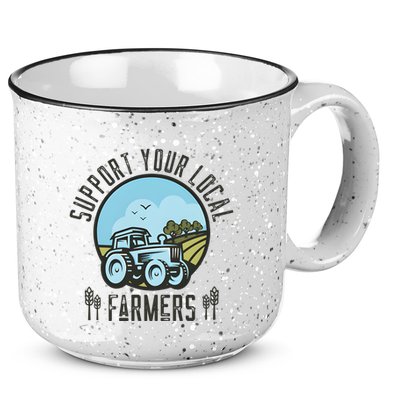 Support Your Local Farmers 15oz Campfire Ceramic Mug