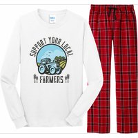 Support Your Local Farmers Long Sleeve Pajama Set