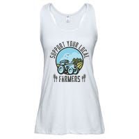 Support Your Local Farmers Ladies Essential Flowy Tank