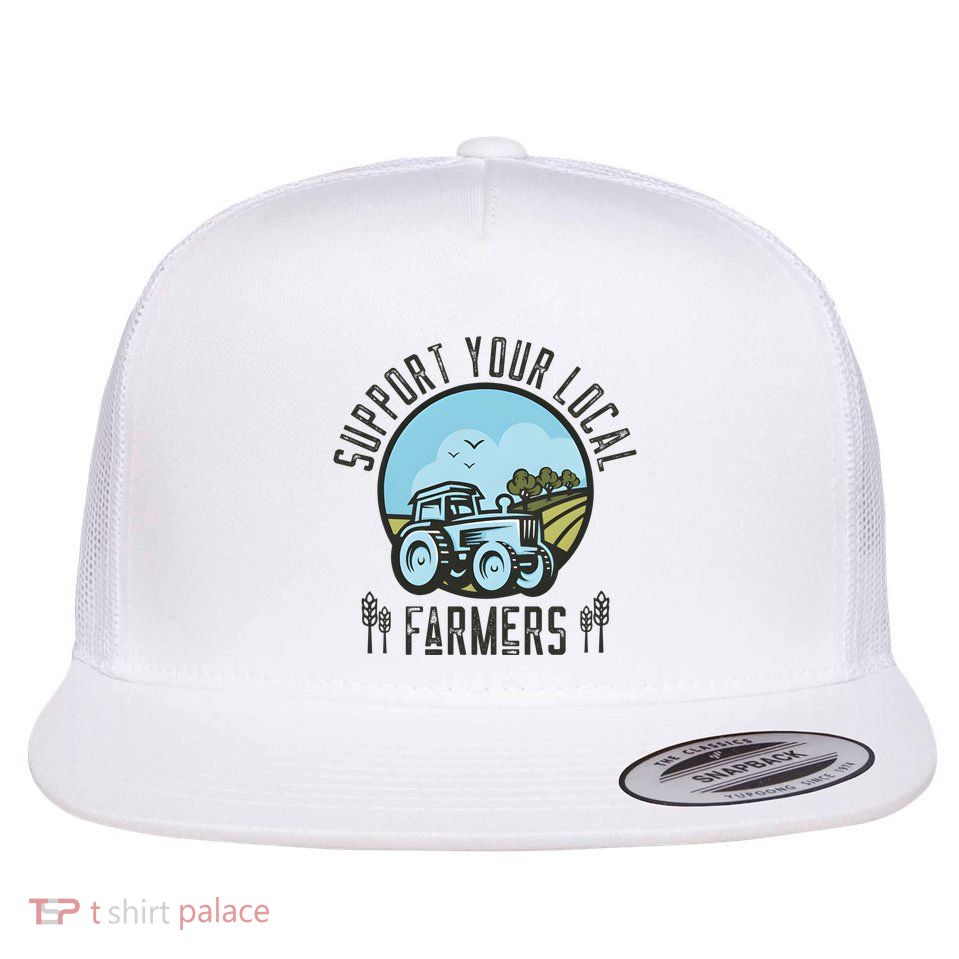 Support Your Local Farmers Flatbill Hat