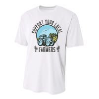 Support Your Local Farmers Performance Sprint T-Shirt