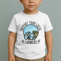 Support Your Local Farmers Toddler T-Shirt