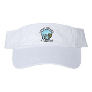 Support Your Local Farmers Valucap Bio-Washed Visor