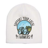 Support Your Local Farmers Short Acrylic Beanie