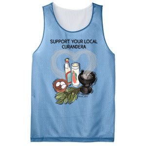 Support Your Local Curandera Mesh Reversible Basketball Jersey Tank