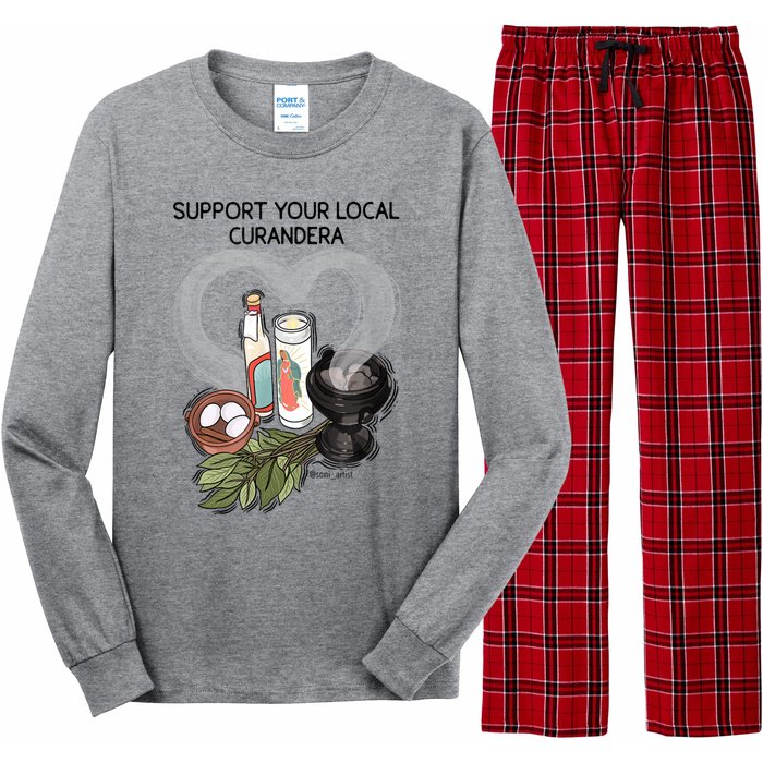 Support Your Local Curandera Long Sleeve Pajama Set