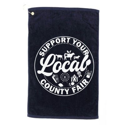 Support Your Local County Fair Animals Farm And Circus Tent Golf Towel
