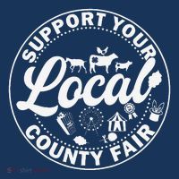 Support Your Local County Fair Animals Farm And Circus Tent Short Acrylic Beanie