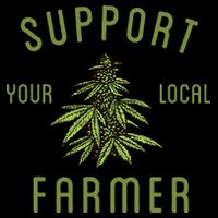 Support Your Local Farmer Funny Weed Marijuana Impact Tech Backpack