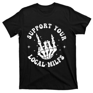 Support Your Local Milfs Groovy T-Shirt