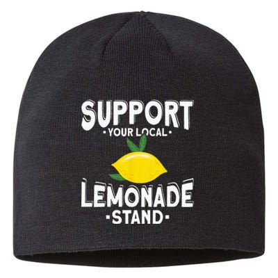 Support Your Local Lemonade Stand Sustainable Beanie