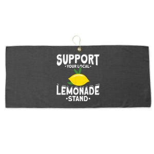 Support Your Local Lemonade Stand Large Microfiber Waffle Golf Towel