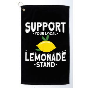 Support Your Local Lemonade Stand Platinum Collection Golf Towel