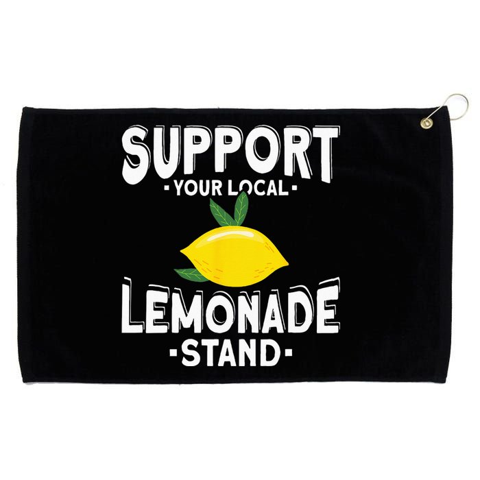 Support Your Local Lemonade Stand Grommeted Golf Towel