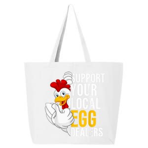 Support Your Local Egg Dealers Chicken Lover 25L Jumbo Tote