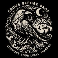 Support Your Local Murder Crows Before Bros Mousepad